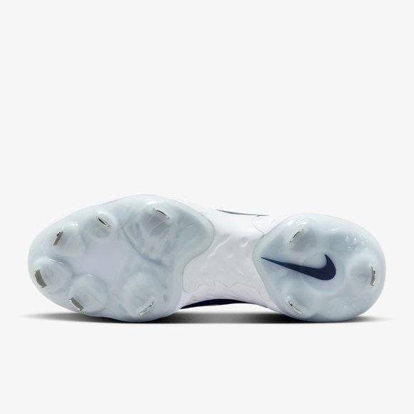 Nike Alpha Huarache Elite 4 Low Baseball Cleats White Navy FD2745-103 Mens Sz 13 - Picture 7 of 7